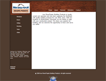 Tablet Screenshot of ironriverpoplarbuildingproducts.com
